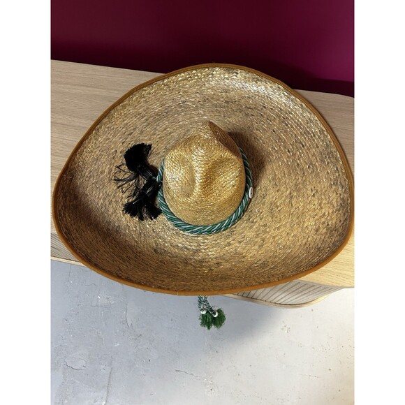 Vtg FidePal  24" Sombrero Hat Mexican Vaquero Made In Sahuayo Mexico Size 7 3/8 - Picture 6 of 8